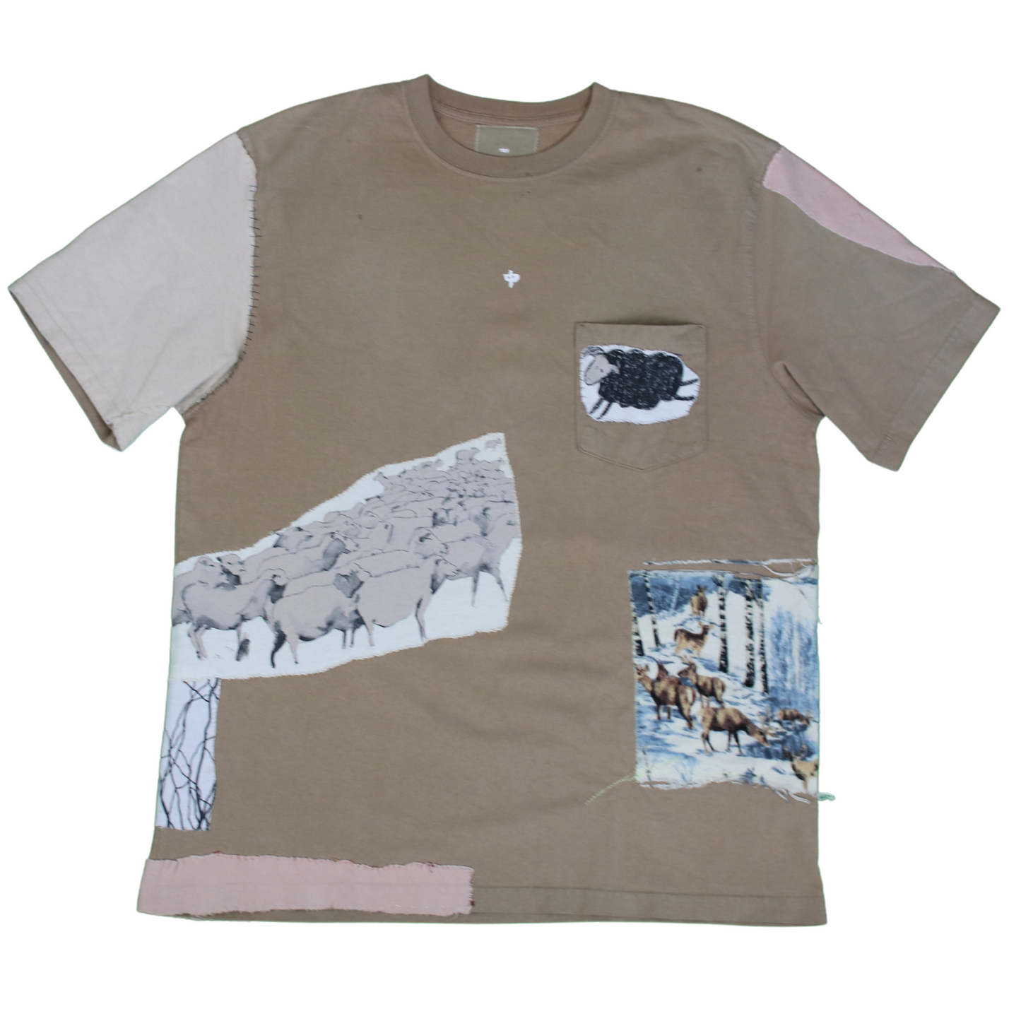 "black sheep" collage tee