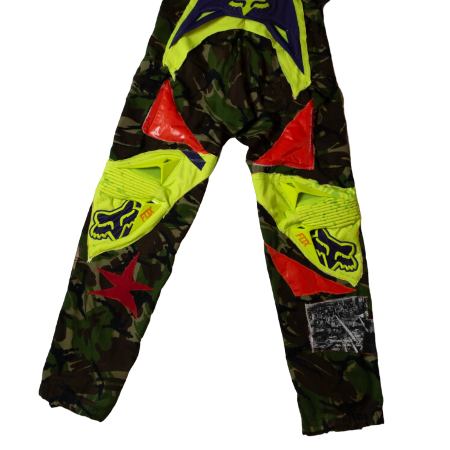 Camo Moto Cargo YZY Patch Pants