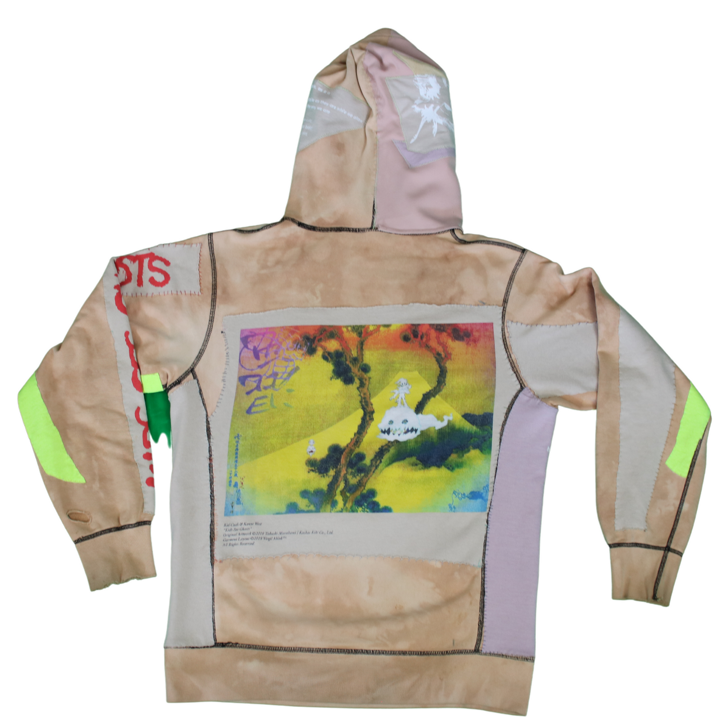 "supreme kids see dmt north face ghosts" hoodie