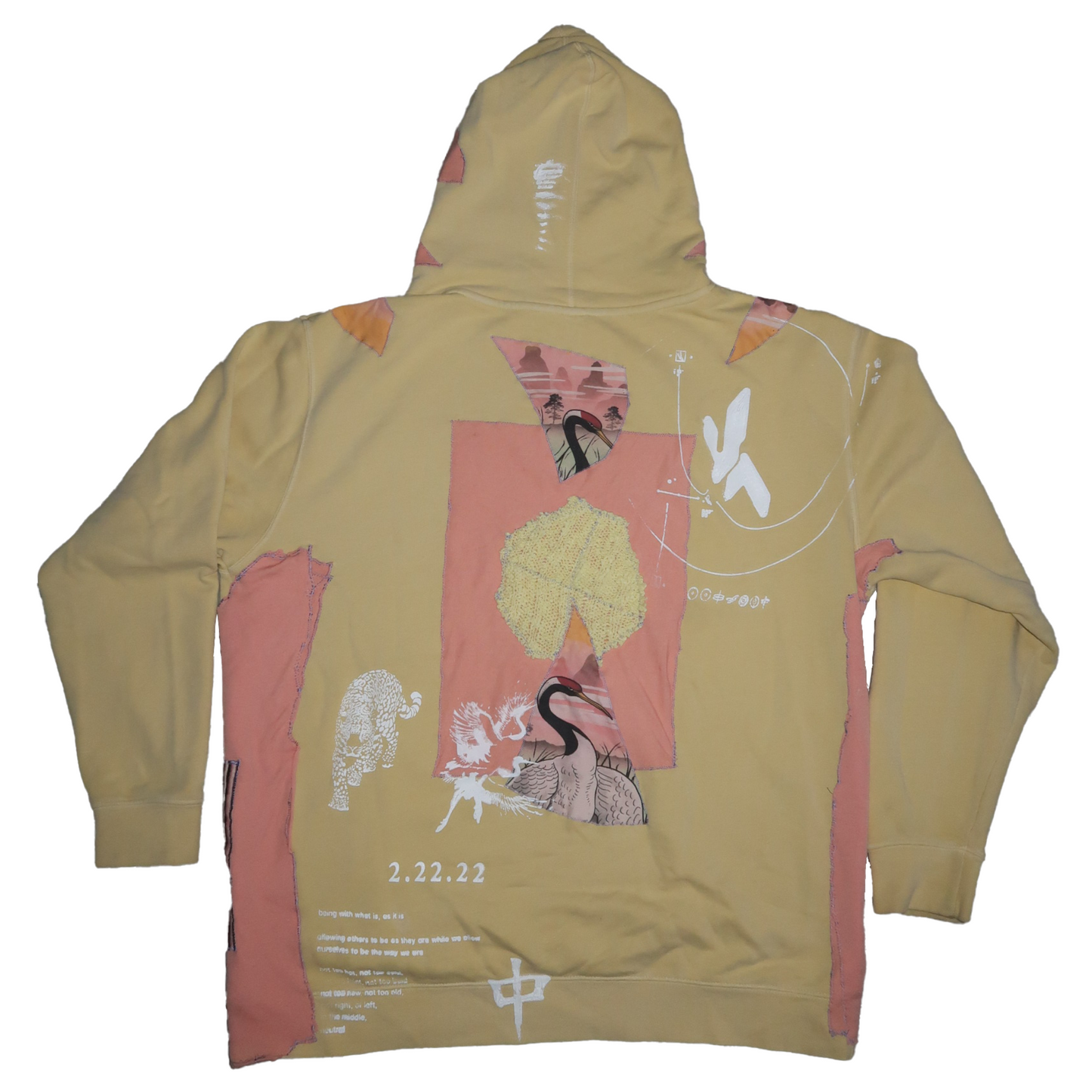 banana peach smile hoodie